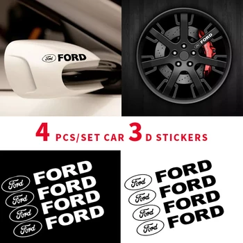 

4pcs High Quality Car Handle Decorative Stickers for Fords Focus 2 3 1 MK2 MK3 MK1 Fusion Car Accessories