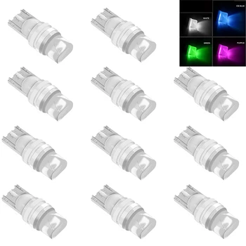 

Bright Ceramic T10 W5W LED Car Turn Side Light Marker Lamp WY5W 501 168 192 Auto Wedge Parking Bulb License Plate Lights 12V