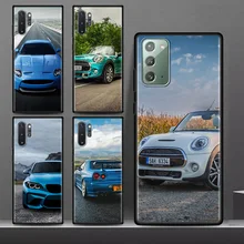 

Blue Red Car Case for Samsung Note 10 Plus 10Lite 9 20 Ultra 8 Phone Capa for Galaxy M31 M31s M51 M30s Matte Soft Funda