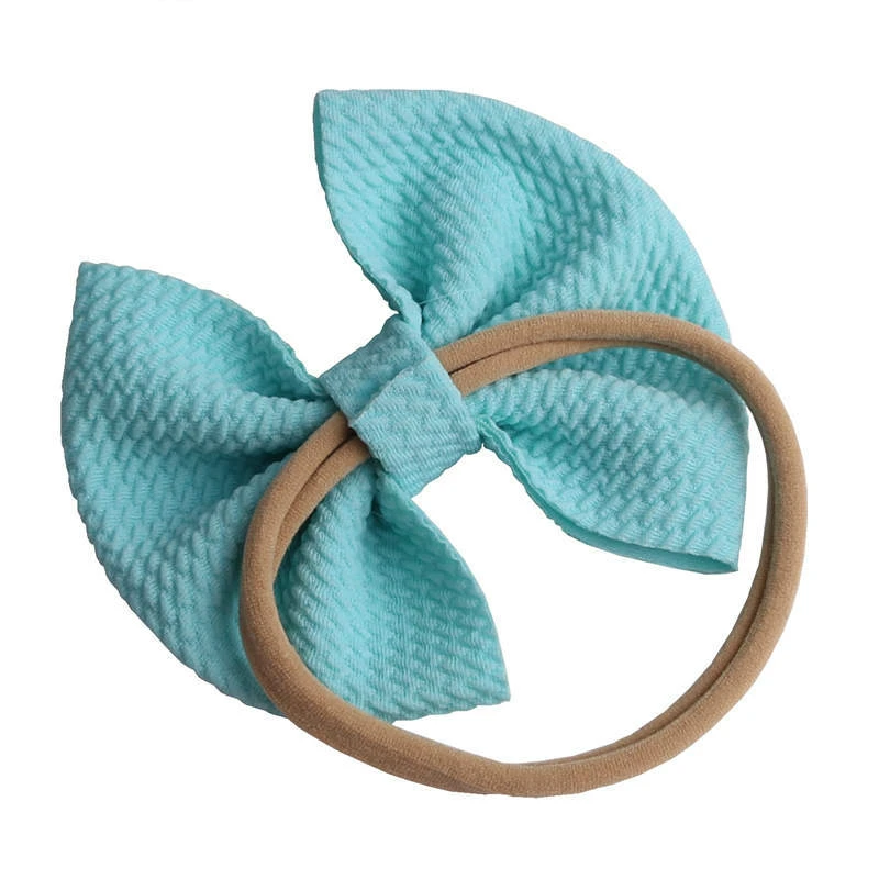 1 шт. нейлоновая повязка на голову для маленьких девочек мягкие Однотонные