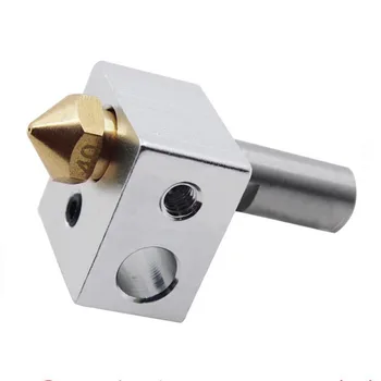 

High Quality MK10 Extruder Kit M7 Nozzle Aluminum Heating Block PTFE Throat for 3D Printer