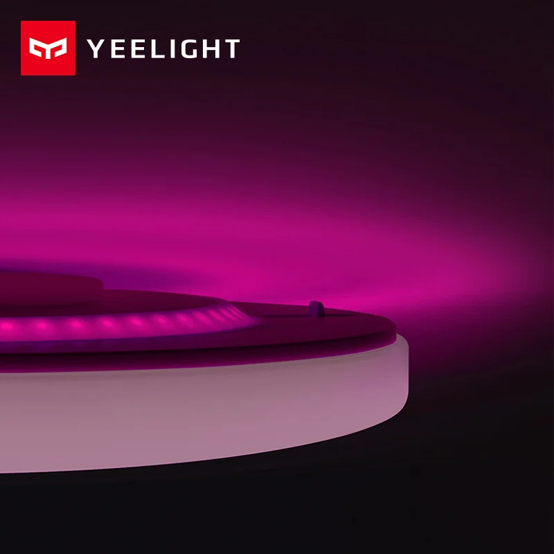 Умный потолочный светильник Xiaomi Yeelight 650 WiFi/Bluetooth/APP с пультом дистанционного управления, умный светодиодный цветной пылезащитный потолочный светильник IP60 200-240 В