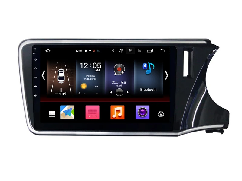 Прямая с фабрики OTOJETA Android 9,0 Автомобильный мультимедийный радио для Honda City RHD gps USB навигация по Bluetooth магнитофон