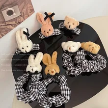 

Cute Bear Rabbit Instagram BB Sweet Bangs Clip Hair Band Korea Accessories Hair Scrunchie Sweet Hair Claw Gift