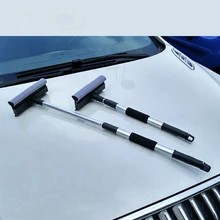1Pc Car Auto Glass Window Wash Water Polishing Glass Cleaning Brush Anti-Skid Silicone Scraper Windshield Cleaner Wiper Shower