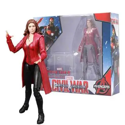 Scarlet Witch " Marvel Мстители Бесконечность войны танос человек паук Халк Железный человек Капитан Америка видение Сокол фигурка игрушки куклы - Цвет: Scarlet Witch