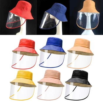 

Unisex Anti-spitting Reversible Hat Masks Antivirus Bacteria Mask Protective Cover Outdoor Adjustable Full Mask Fisherman Cap