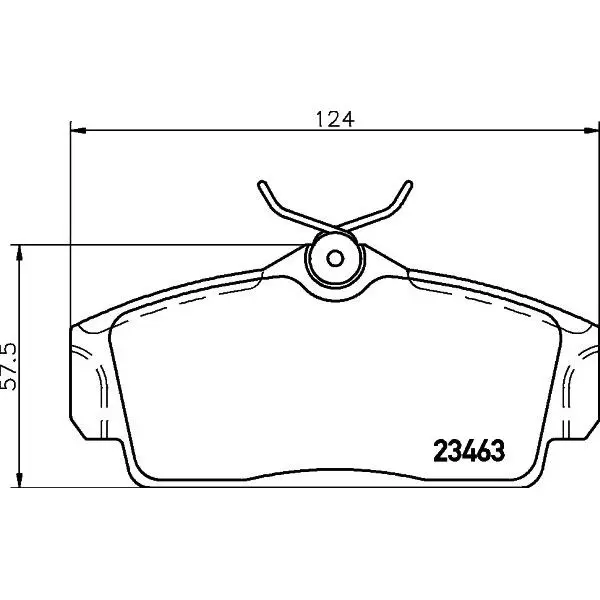 Комплект тормозных колодок, дисковый тормоз HELLA 8DB355018441