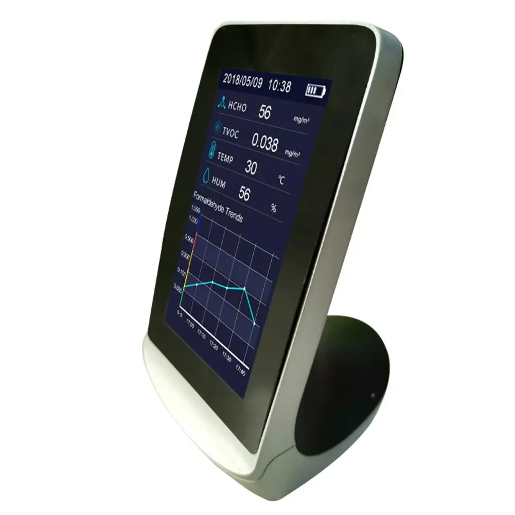 4,3 дюймов монитор качества воздуха тест PM2.5 HCHO/TVOC AQI внутренний детектор газа цифровой ЖК-дисплей тест ing Appliance
