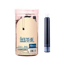 50x перьевая ручка чернильные картриджи Sac заправка каллиграфии канцелярские принадлежности школы J6PA