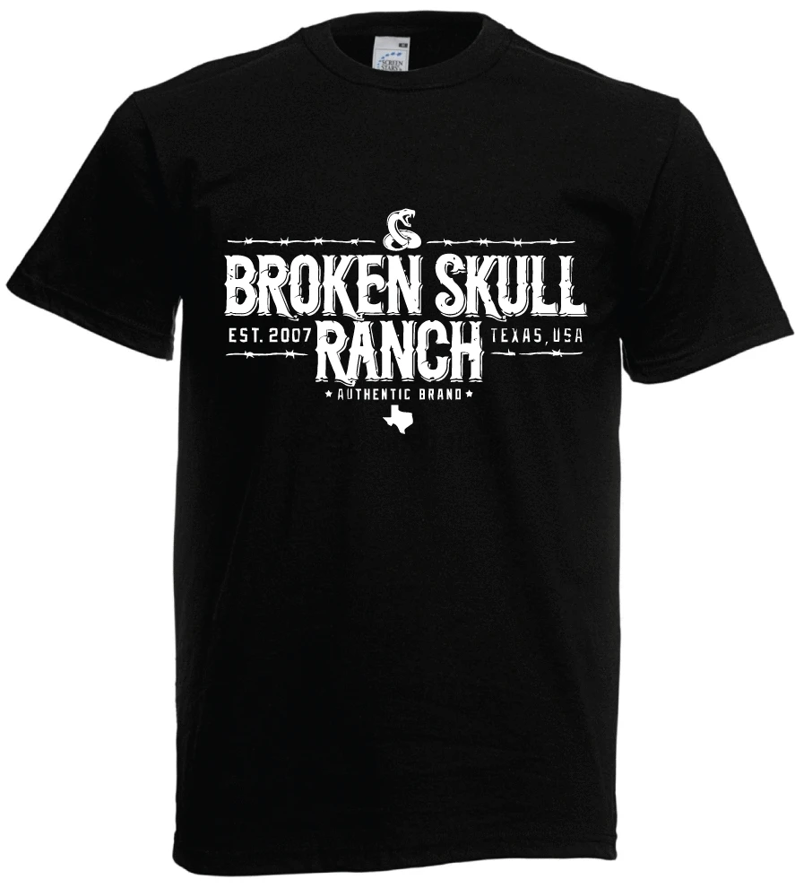 Футболка с надписью BROKEN SKULL RANCH BSR S XXXL M F IPA Challenge футболка короткими рукавами и