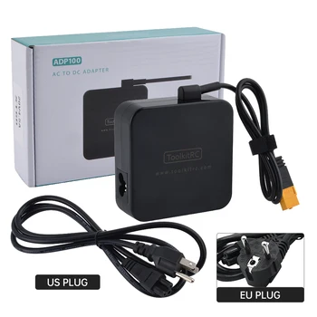 

New style ToolKitRC ADP100 100W 20V Power Supply with XT60 Output Adapter Fit iSDT Q8 Q6 GT Power Hota HTRC SkyRC Charger RC