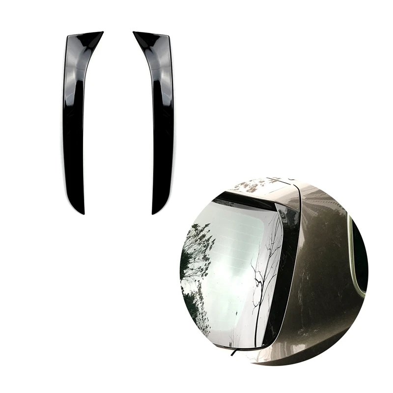 

Rear Side Wing Roof Spoiler Stickers Trim Cover Gloss Black for Volkswagen Magotan Travel Edition Passat B6 B7 2006-2015