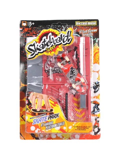 US $11.74 2019 Random 1Pcs Alloy Mini Finger Skateboard Fingerboard Ramps Park for Professional Finger Skatep