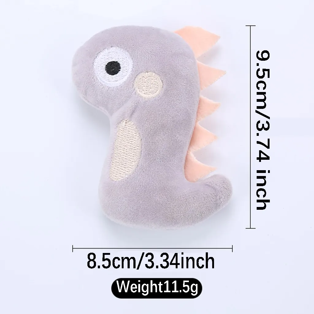 Pet Cat Toy Cute Plush Animal For Kitten Mint Teaser Play Interactive Pet Chewing Vocal Toy Claws Thumb Bite Cat Mint