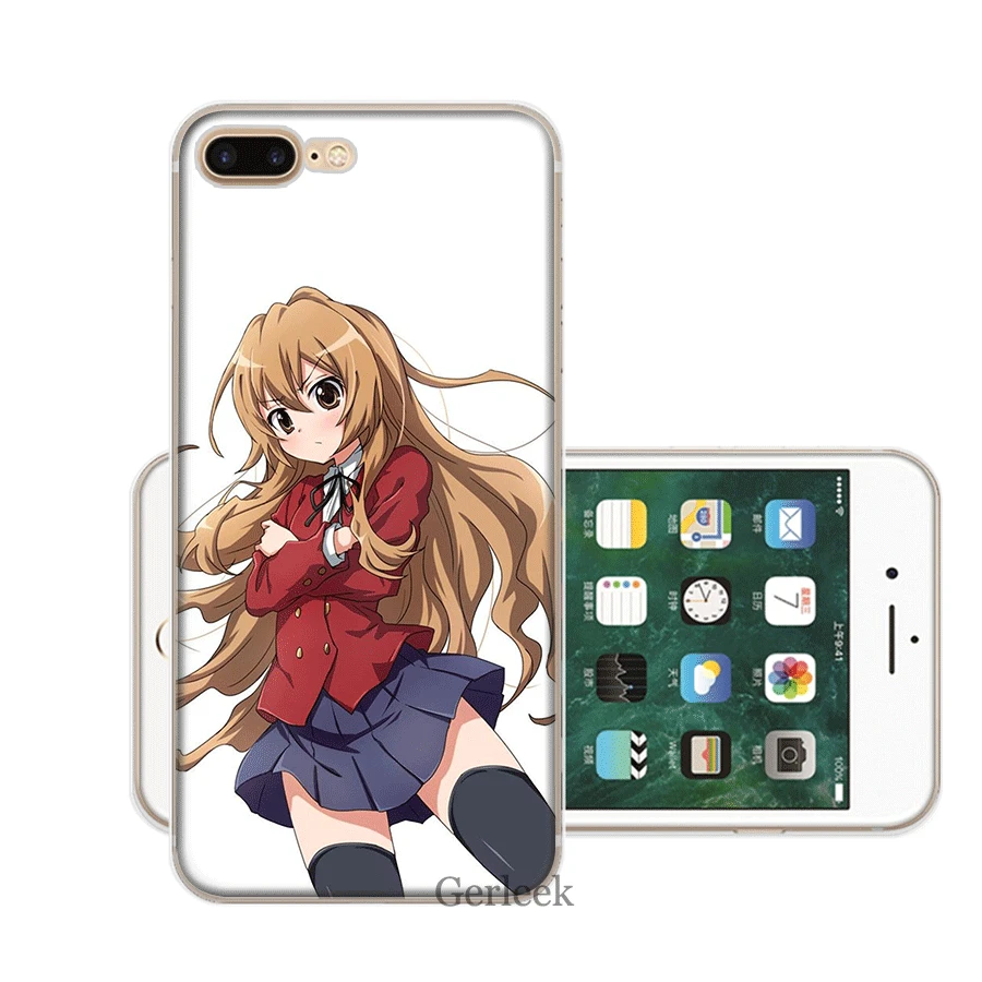 Чехол для мобильного телефона iPhone 11 Pro 6 6s 7 8 P Lus iPhone XR X XS Max 5 5S SE Shell Toradora жесткий чехол - Цвет: H8