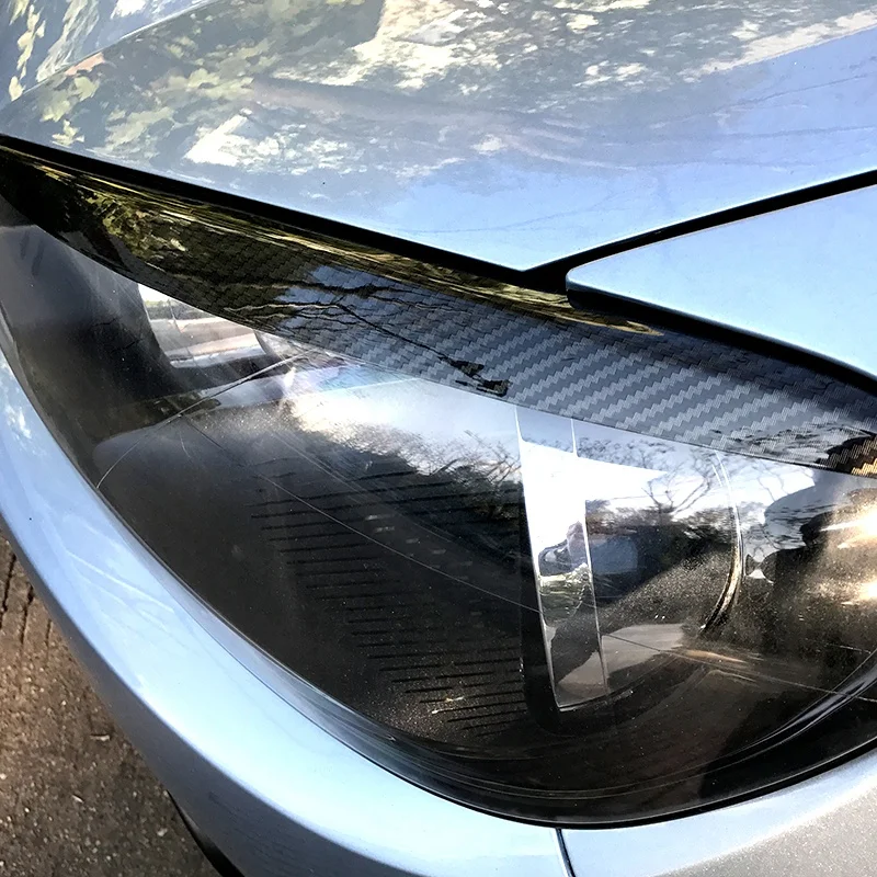 Автомобильные фары, наклейки для бровей, украшения для Volkswagen Golf 6 Mk6 Vi, аксессуары для автомобиля, Стайлинг, карбон