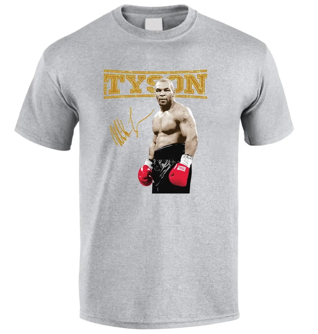 Футболка с надписью Box Mike Tyson boxing Fan Iron Mike футболка S-XXXL
