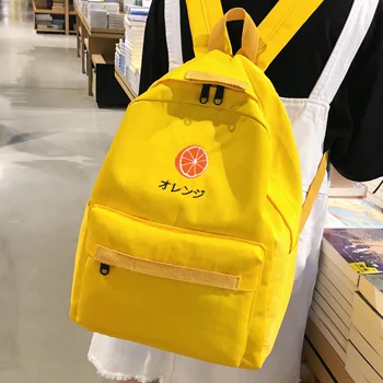 

Joypessie Fashion Women Backpack Fruit Design Nylon Waterproof Backpack for Teenage Girls School Bag Female Casual Travel Bag