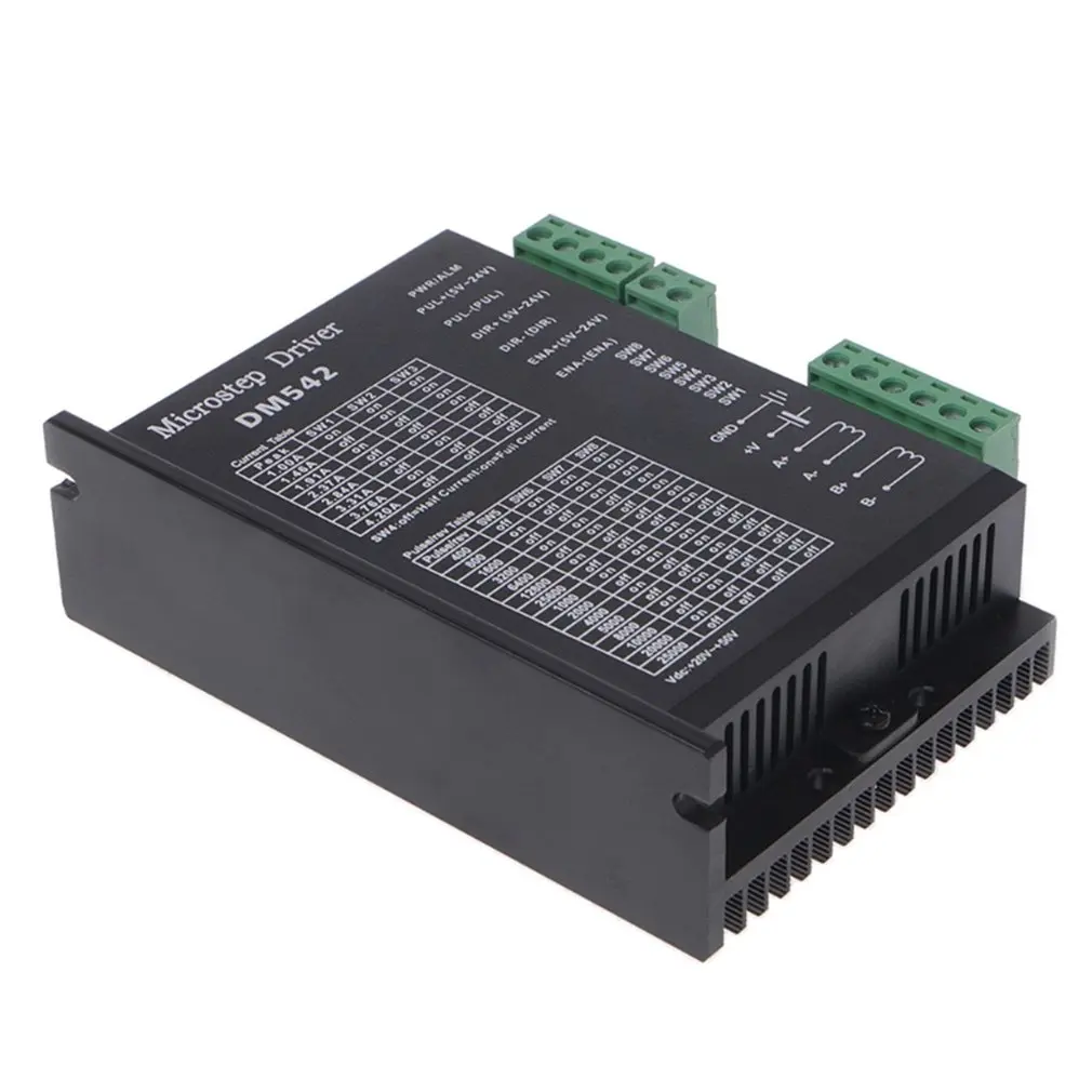 DM542 Драйвер шагового двигателя TB6600 Nema 23(Национальная ассоциация владельцев электротехнических 34 57/60/86 Nema17 4A DC9-40V 1 Ось шаговый двигатель ЧПУ гравировальный станок