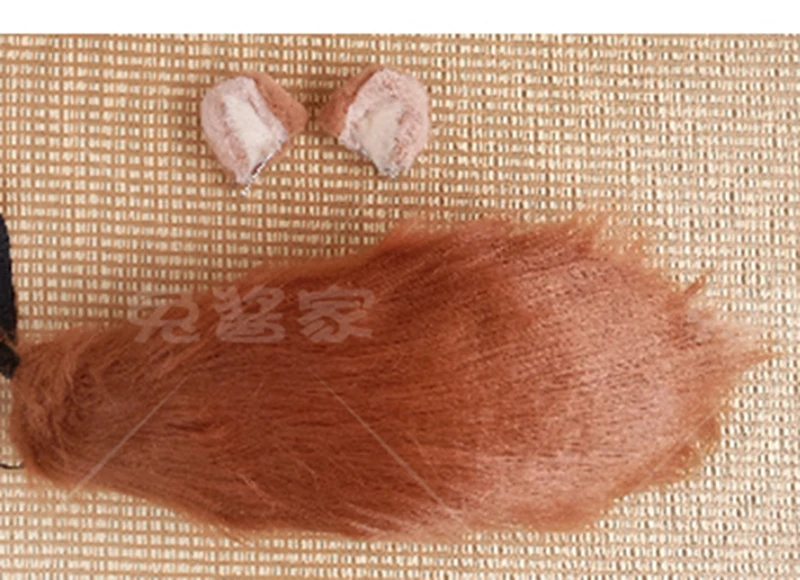 

Tate no yuusha no nariagari The Rising of the Shield Hero Raphtalia Cosplay ears with tail Cosplay Prop Tail+ears