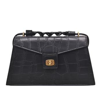 

Acrylic Thick Chain Designer Stone Pattern Crossbody Bags for Women New Solid Color Female Shoulder Messenger Bag Lady Handbags