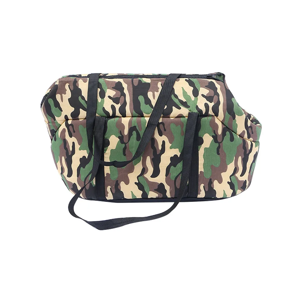Грязестойкая переноска для собак на плечо, многофункциональная переносная сумка для собак на молнии, камуфляжный подарок, переносная сумка для домашних животных, сумка для щенков на открытом воздухе