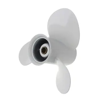 

Hot New Aluminum Boat Outboard Propeller for Suzuki 9.9-15HP Black 3 Blades 10 Spline Tooth 9 1/4 x 11