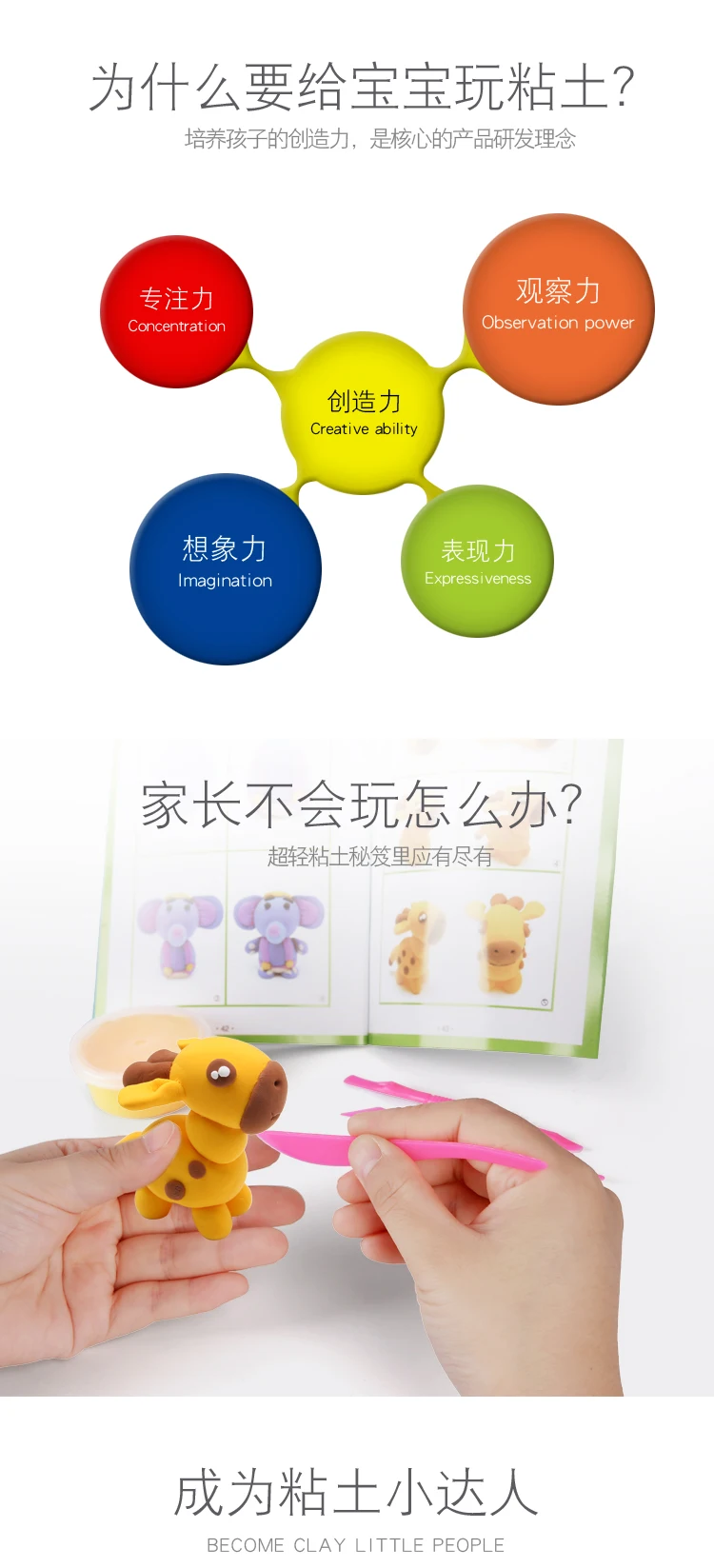 Ultra-Light Handmade 36 Color Plasticene Non-toxic Colored Clay Children Clay Snowflake Clay Set 24 Color GIRL'S And BOY'S Toy