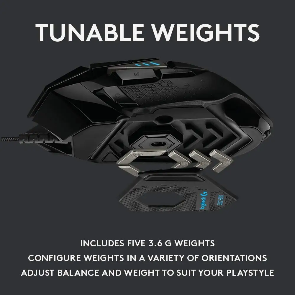 Logitech(G) G502 Hero master game mouse полная линия обновления Hero engine 16000 dpi RGB glare G502 RGB обновление