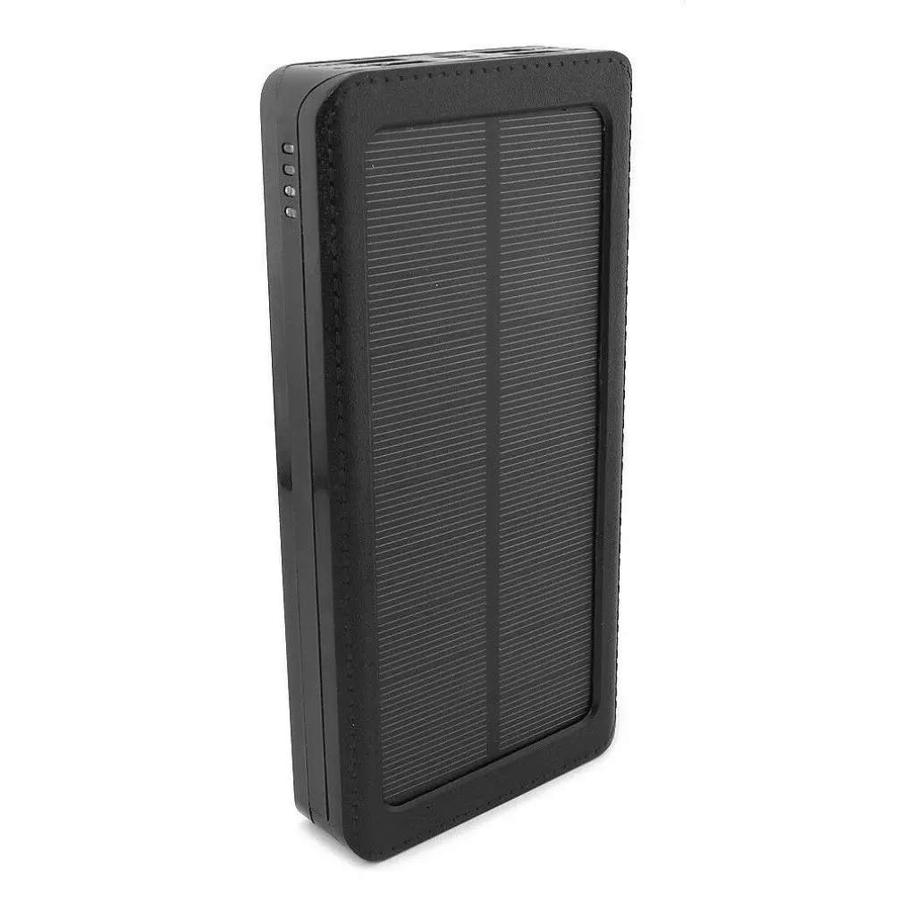 Солнечное зарядное устройство, 20000 мАч, 4 порта, USB, прочное, пылезащитное, водонепроницаемое, полимерное зарядное устройство