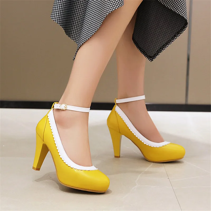 Womens Shoes Thick Heel High Heels Women High Heels Thick Heel Pumps