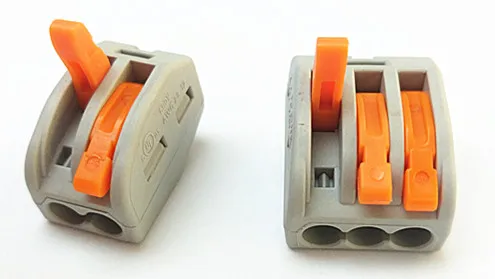 

quick wire connector Electrical wire spring terminal block for LED lighting