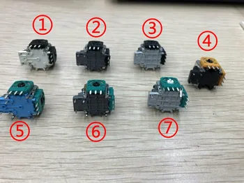 

100pcs Original ALPS Right / Left Joystick 3D Analog Stick Sensor for PS4/PS3/Xboxone/WiiU Controller Dualshock 4 repair part