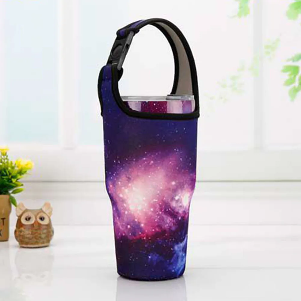 Дорожная бутылка для воды кружка напитков крышка 30 унций стеклянная сумка