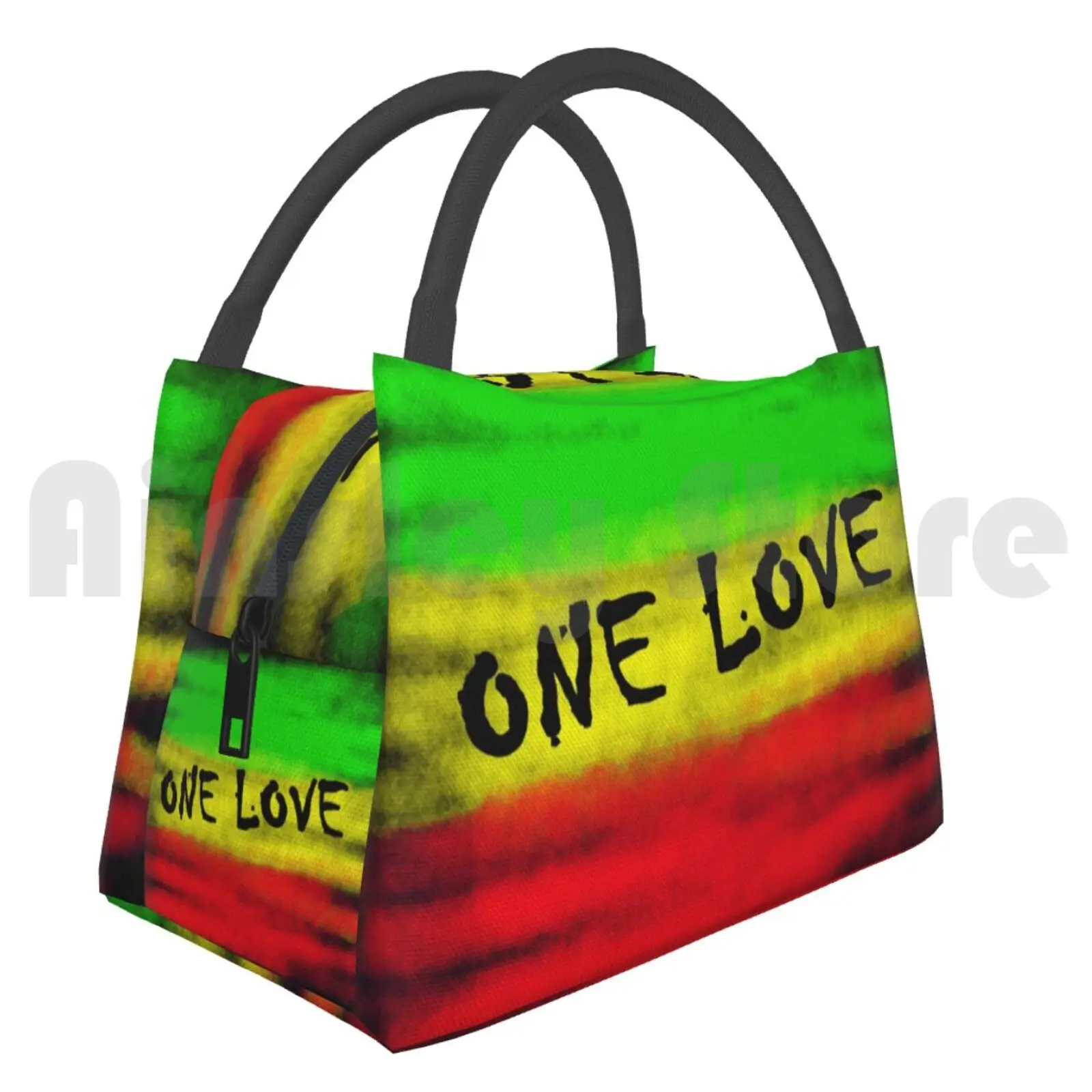 

Cooler Lunch Bag Picnic Bag One Love 1620 One Love Peace Love Rasta Phish Hip Hop Regae New Hot Summer Music