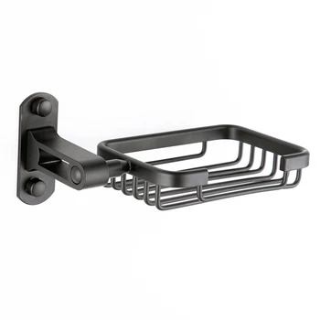 

Wall Mounted Tray Bathroom Shelf Holder Home Hanging Shower Aluminum Decoration Soap Dish Drain Storage Stand