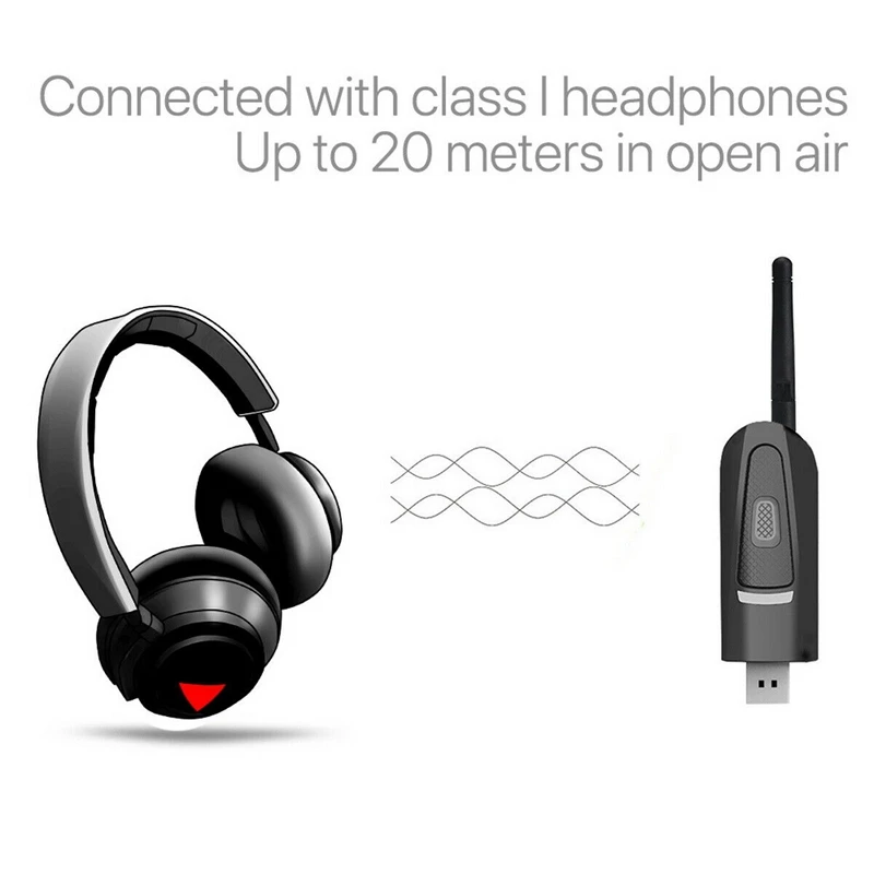 Bluetooth 5,0 USB аудио передатчик APTX LL 3,5 мм AUX RCA беспроводной адаптер для PS4 PC tv