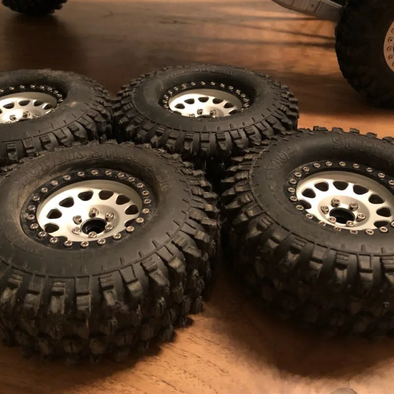 4 шт. 1/10 RC Рок Гусеничный алюминиевый 2 Beadlock Колесные диски для осевого SCX10 Capra Рейф