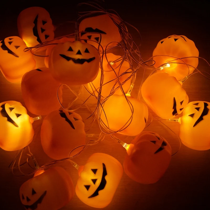 

Party Decoration 16PCS 3.5M LED Pumpkin Fairy String for Halloween Lighting Garden Party Battery-powered Christmas Decoration