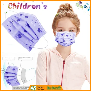

Disposable 3-Ply Face Cover Non-woven Masks Anti-Dust Mascarilla desechable Kids Adult Wegwerp Ear Loop Mond Masker In Stock