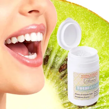 

Teeth Whitening Powder Natural Organic Activated Charcoal Bamboo Toothpaste Plaque Tartar Removal Coffee Stains