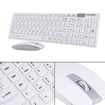 

2.4G Optical Wireless Gaming Keyboard and Mouse Mice USB Receiver Combo Kit with Keypad Film for MAC PC Computer
