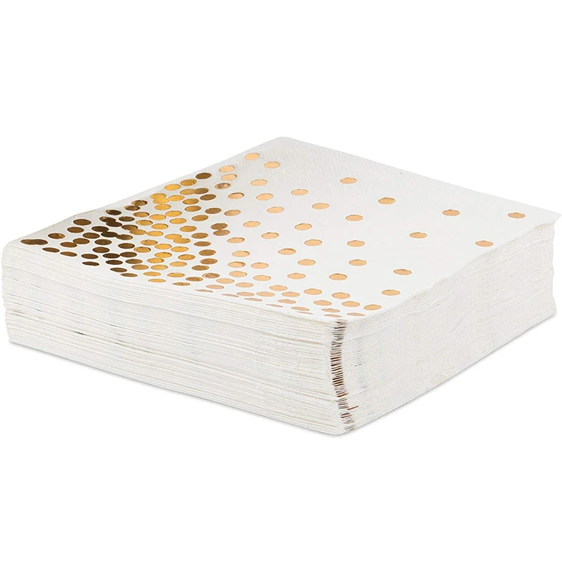 GOLD DOT NAPKIN (9)