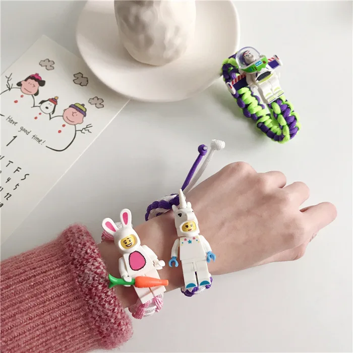 

Cute Creative Hand-woven Bracelet Personality Cartoon Rabbit Hand Rope Couple Gift For Women Girls