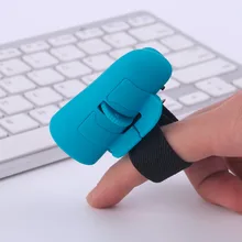 Мини симпатичная Беспроводная оптическая мышь 2,4 ГГц USB с кольцами для пальцев 1600 dpi для настольных ПК и ноутбуков, горячая Прямая поставка