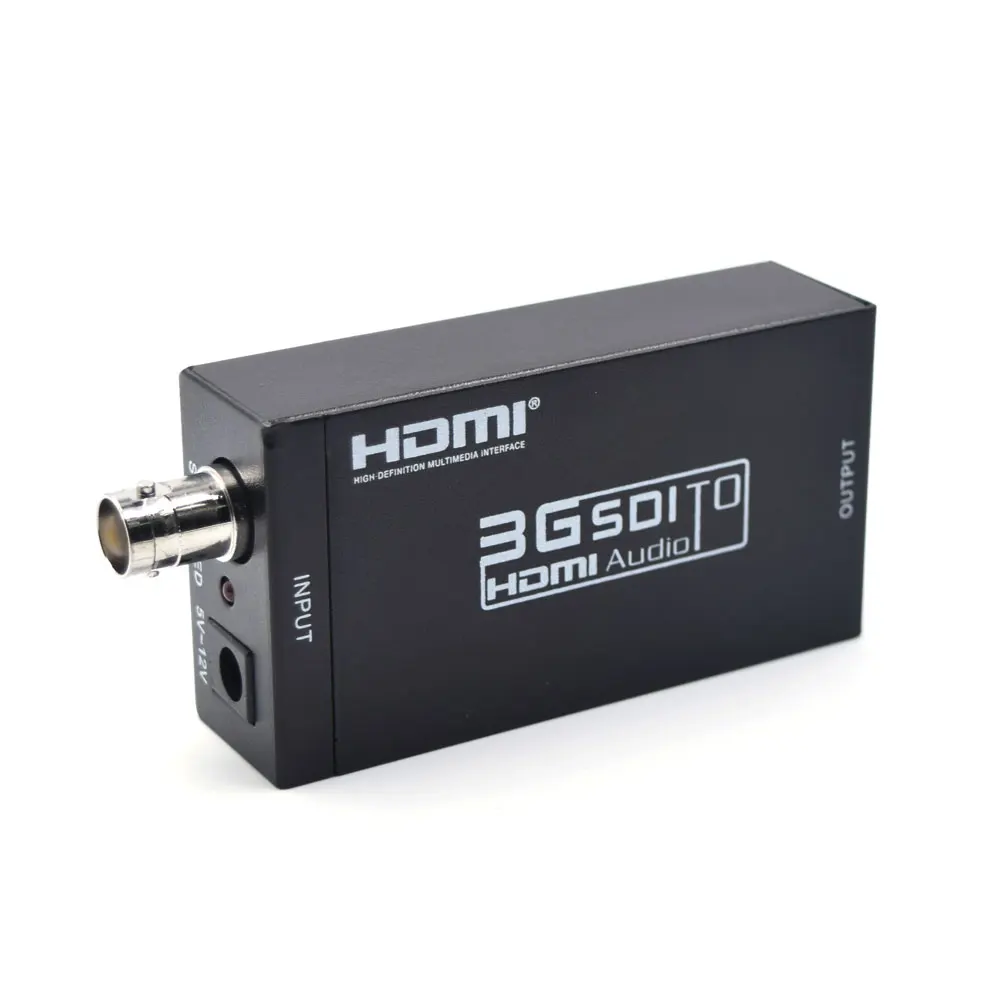 Новое поступление аудио видео конвертер Mini SDI BNC к HDMI-совместимый адаптер HD 3G для