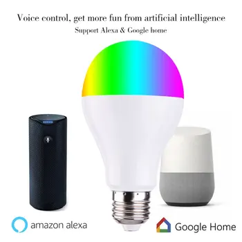 

New Wireless Bluetooth Light 4.0 Smart Fluorescent Light APP Controller E27 Transform Adjustable Color wifi Smart Home