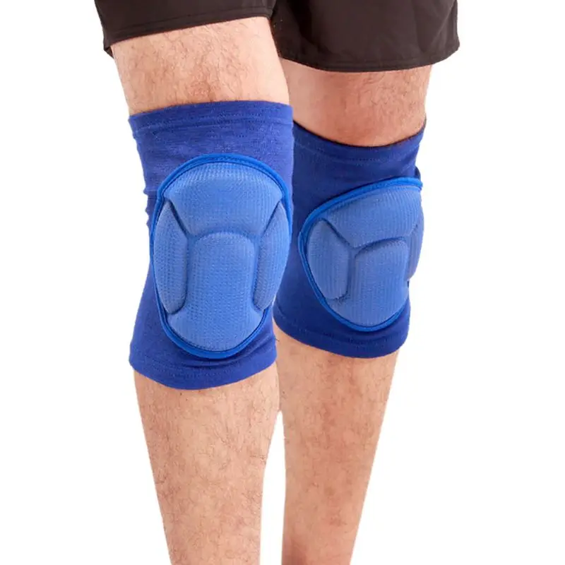 

Adult Sports Knee Pad Thickened Sponge Shock Absorption Anticollision Breathable Motorcycle Fitness Cycling Climbing Basketball