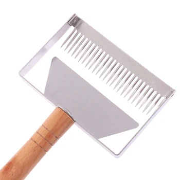 

Multifunctional Stainless Steel Double Needle Beekeeping Tools Suitable For Uncapping Forks Honey Honeycomb Scraper